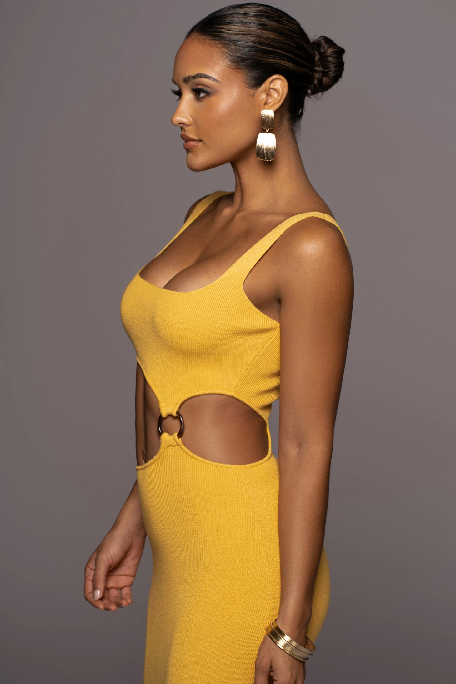 Yellow Time After Time Dress - Image 8