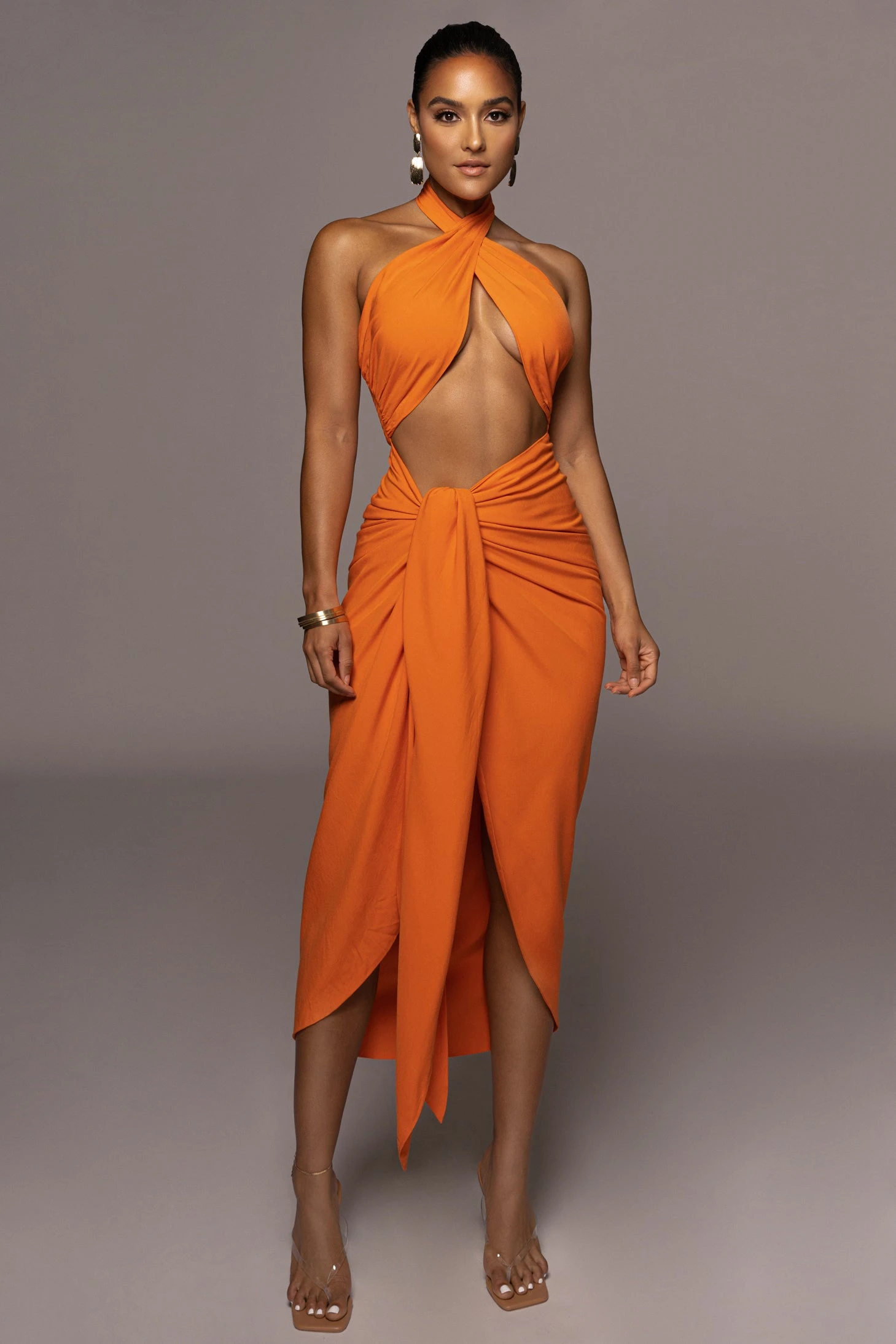 Orange Sahara Dress
