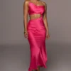 Pink Maurine Cutout Dress