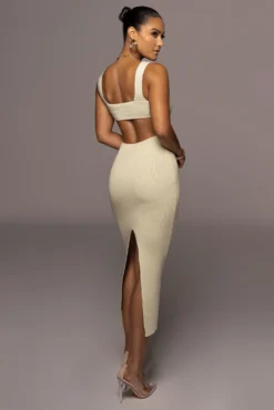 Mint Kaitlyn Ribbed Maxi Dress