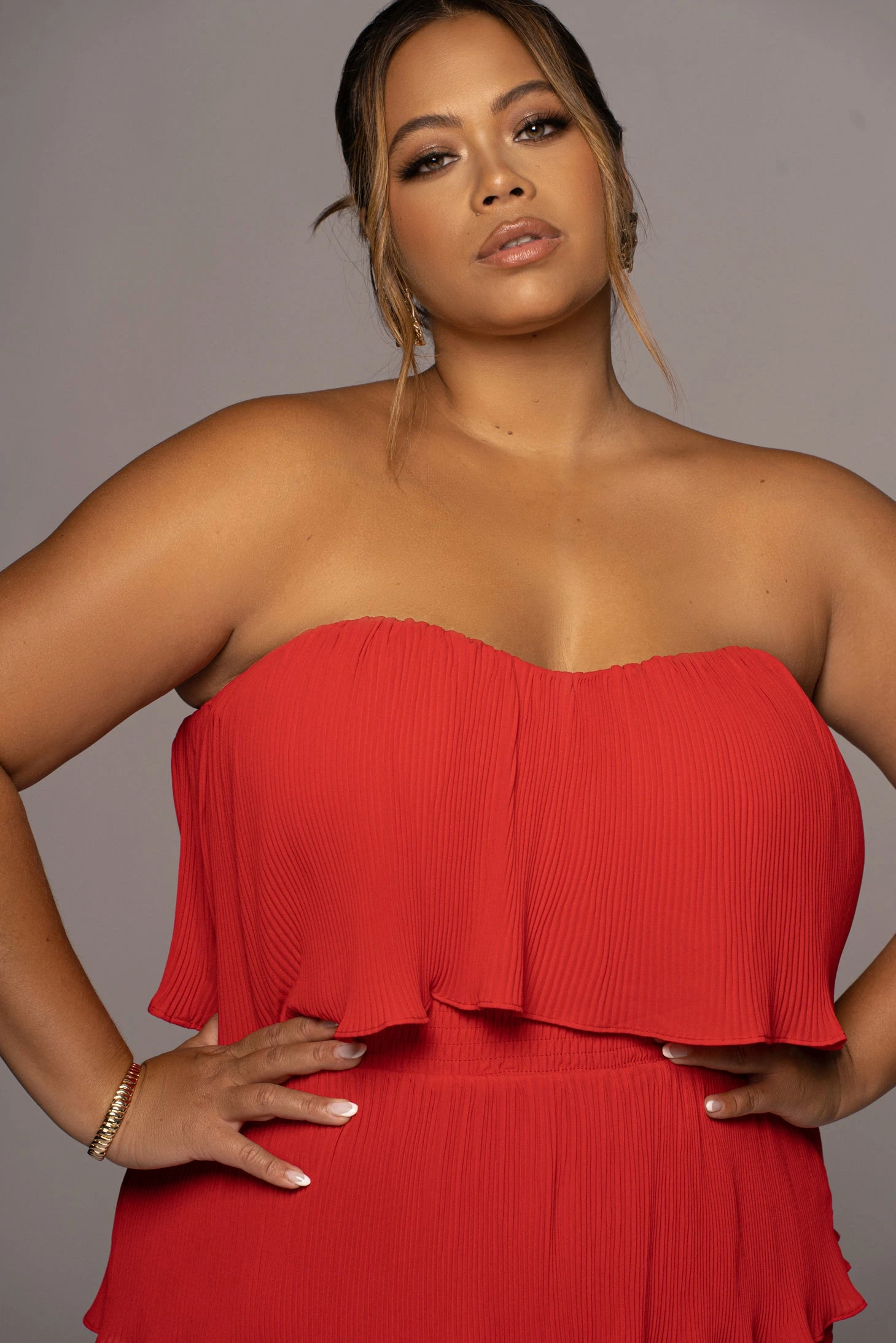 Red Casa Blanca Ruffle Dress - Image 6