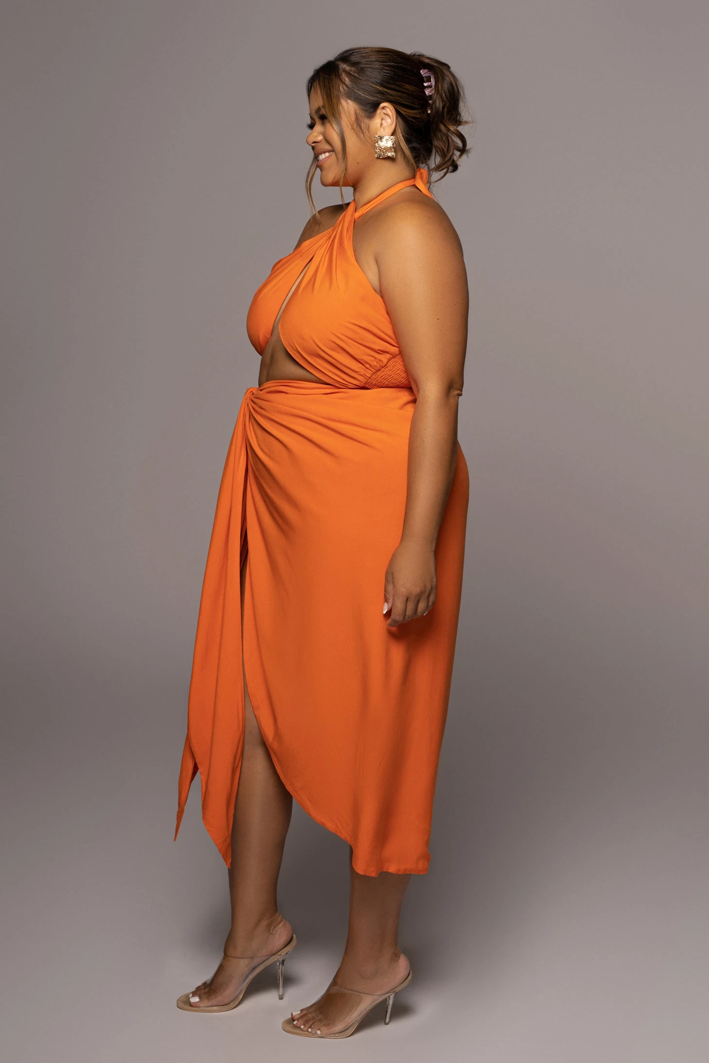 Orange Sahara Dress - Image 9