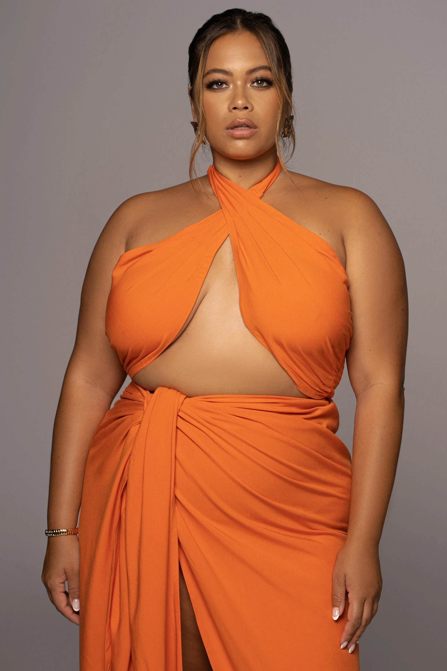 Orange Sahara Dress - Image 3