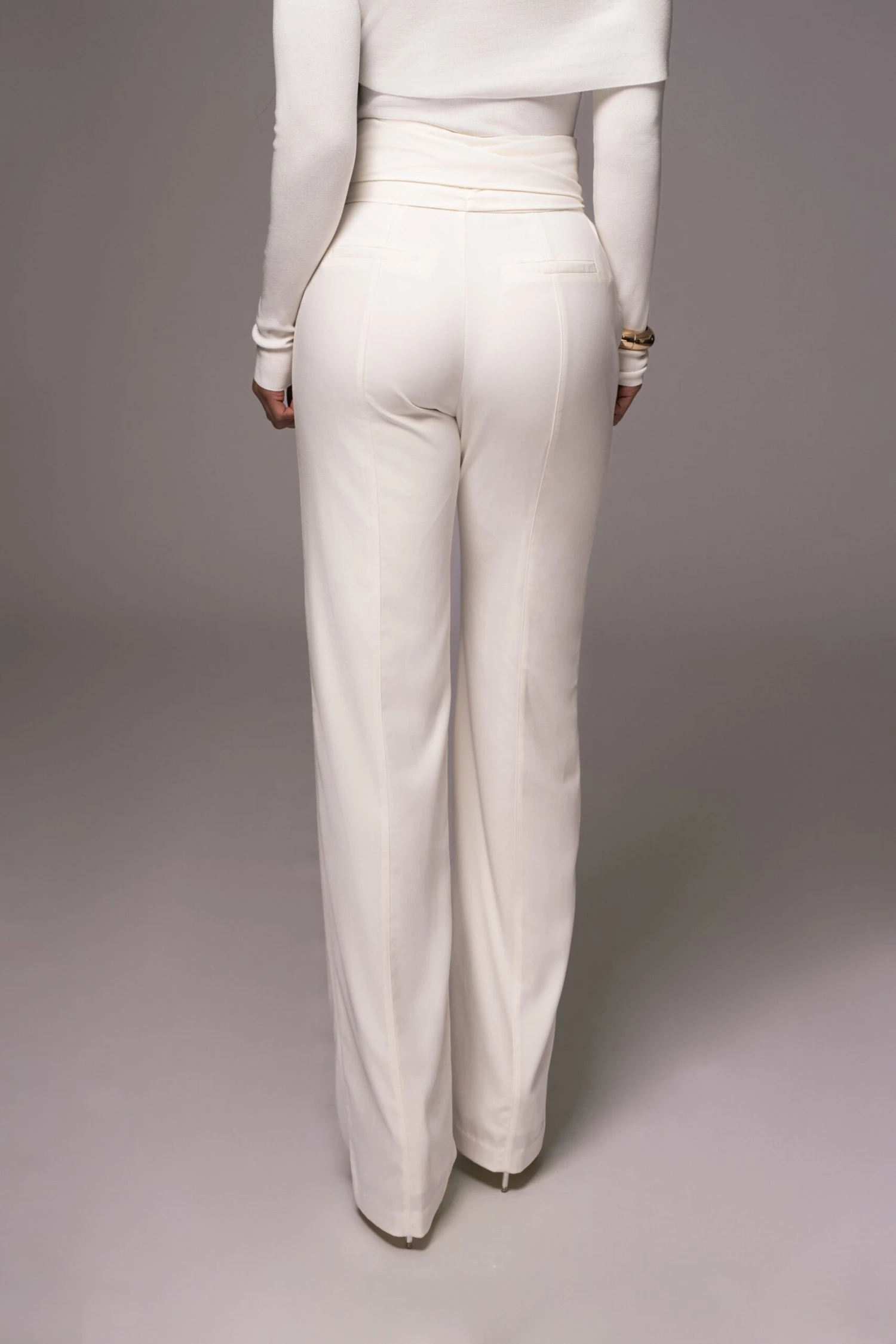 Ivory Safiya Wide Leg Pants - Image 9