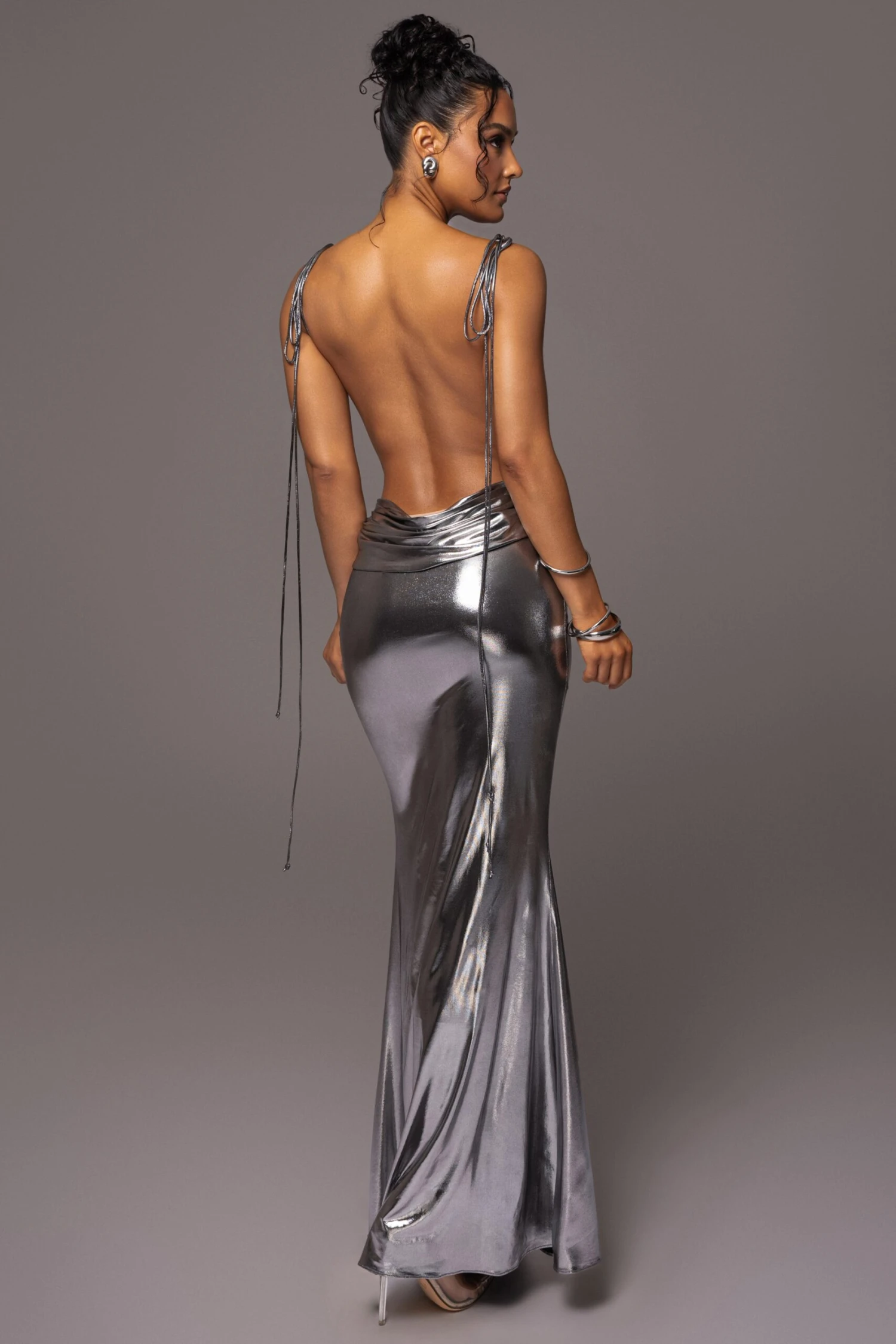 Silver Heart Of Gold Maxi Dress - Image 11