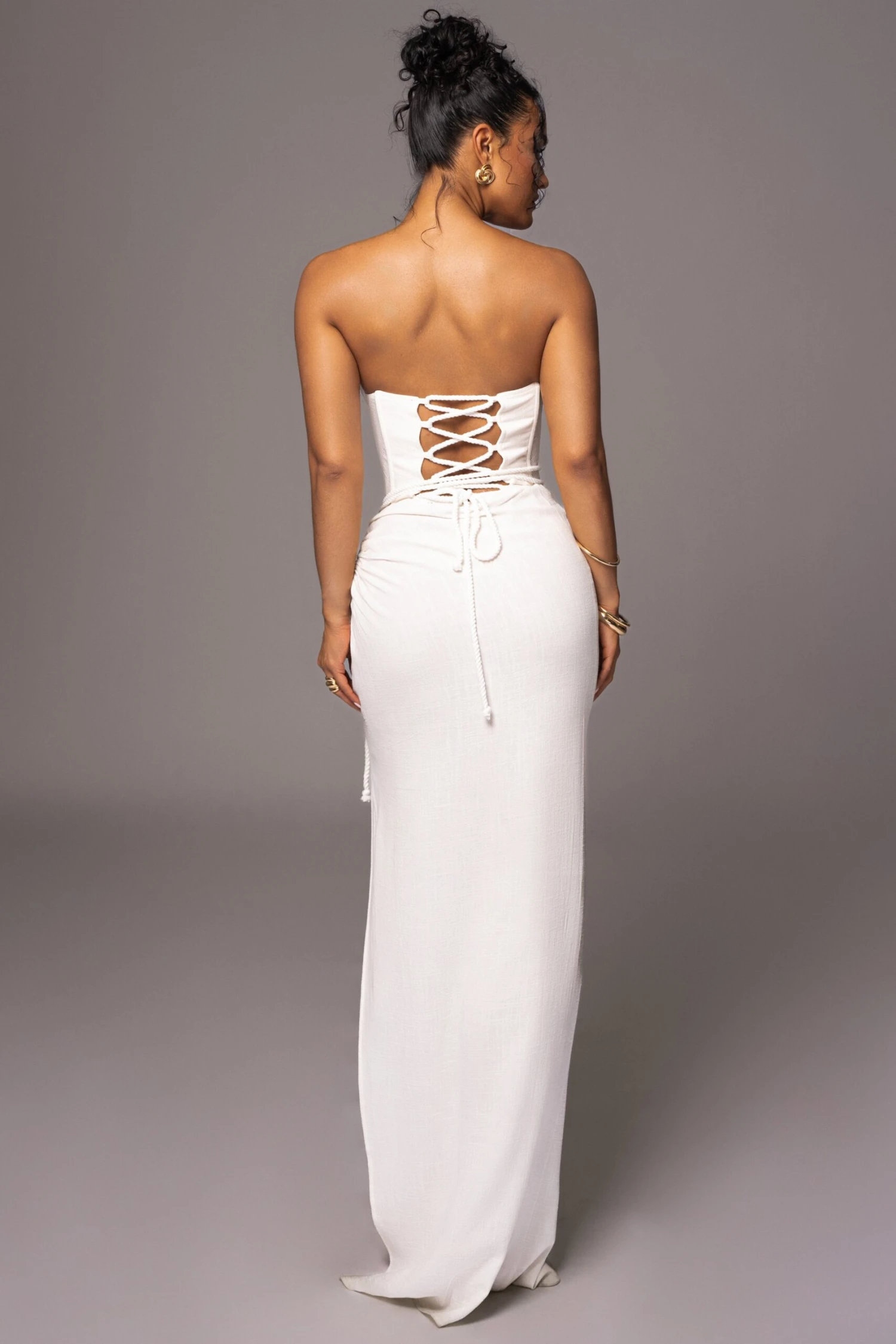 White Destination Linen Skirt Set - Image 14