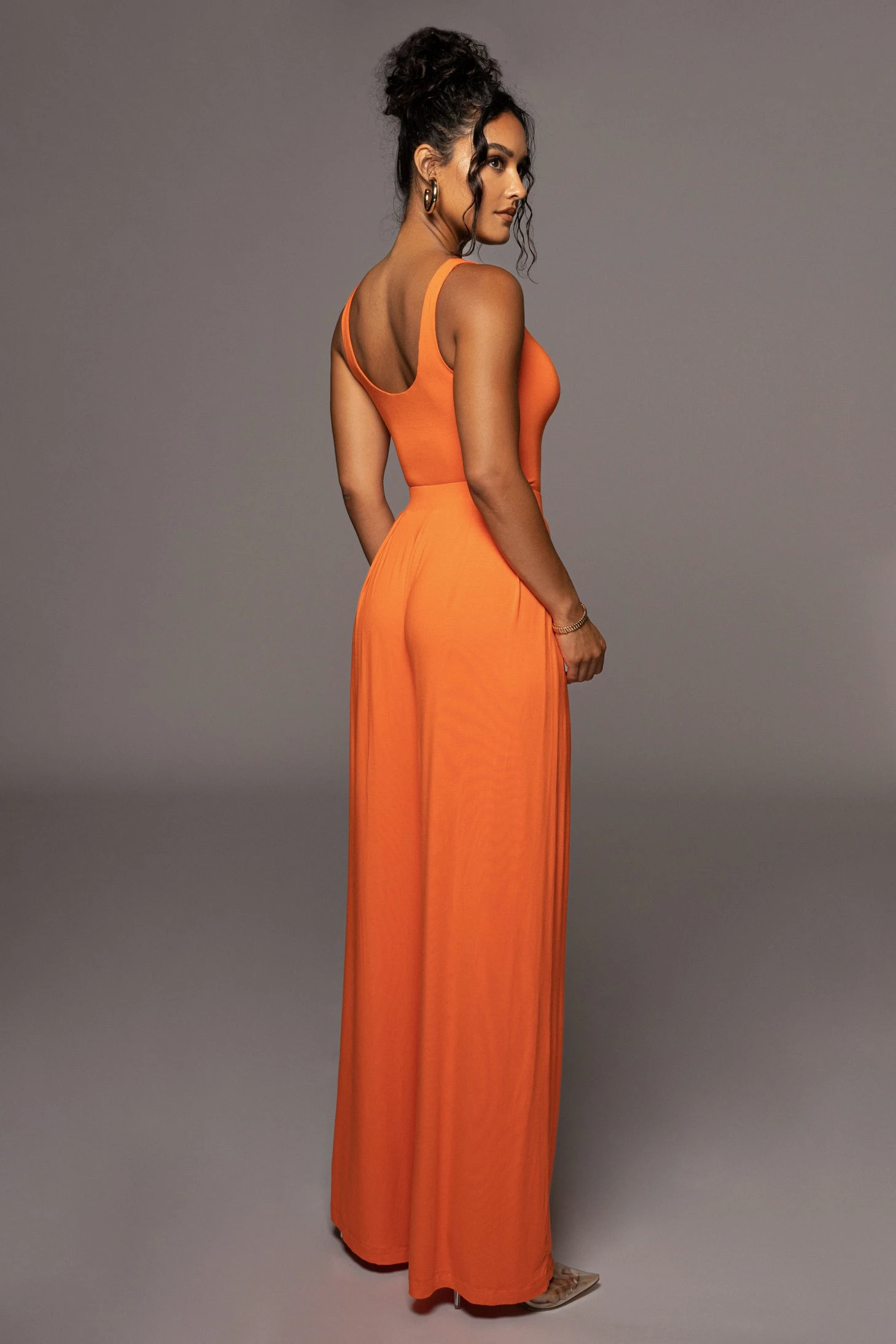 Jluxbasix Tangerine Classic Cut Tank - Image 6