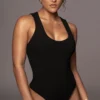 Black Risk Taker Bodysuit