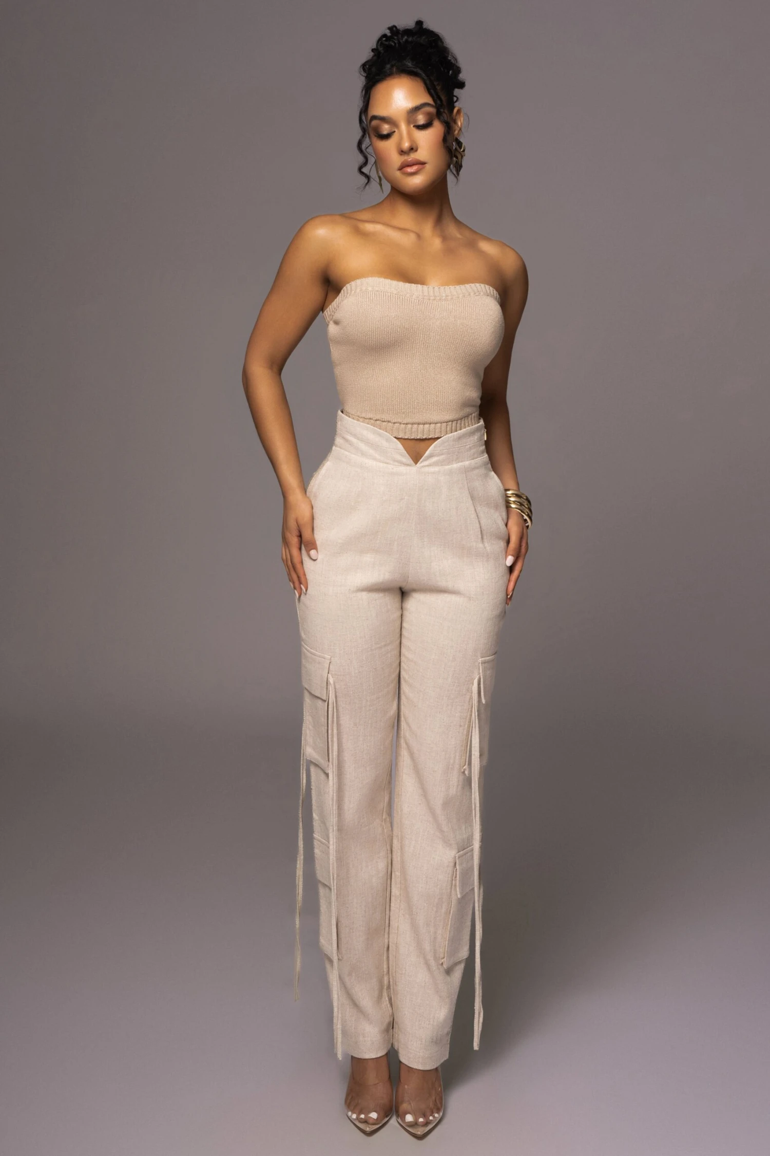 Beige Stay In Touch Bustier - Image 2