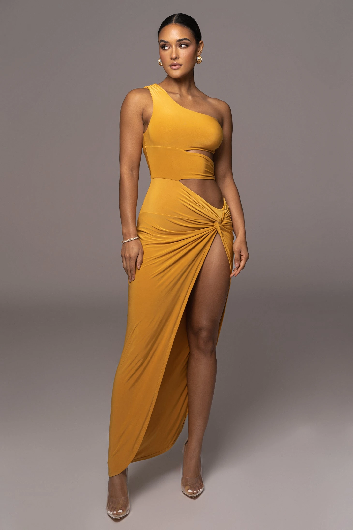 Mustard One Night Only Dress - Image 5