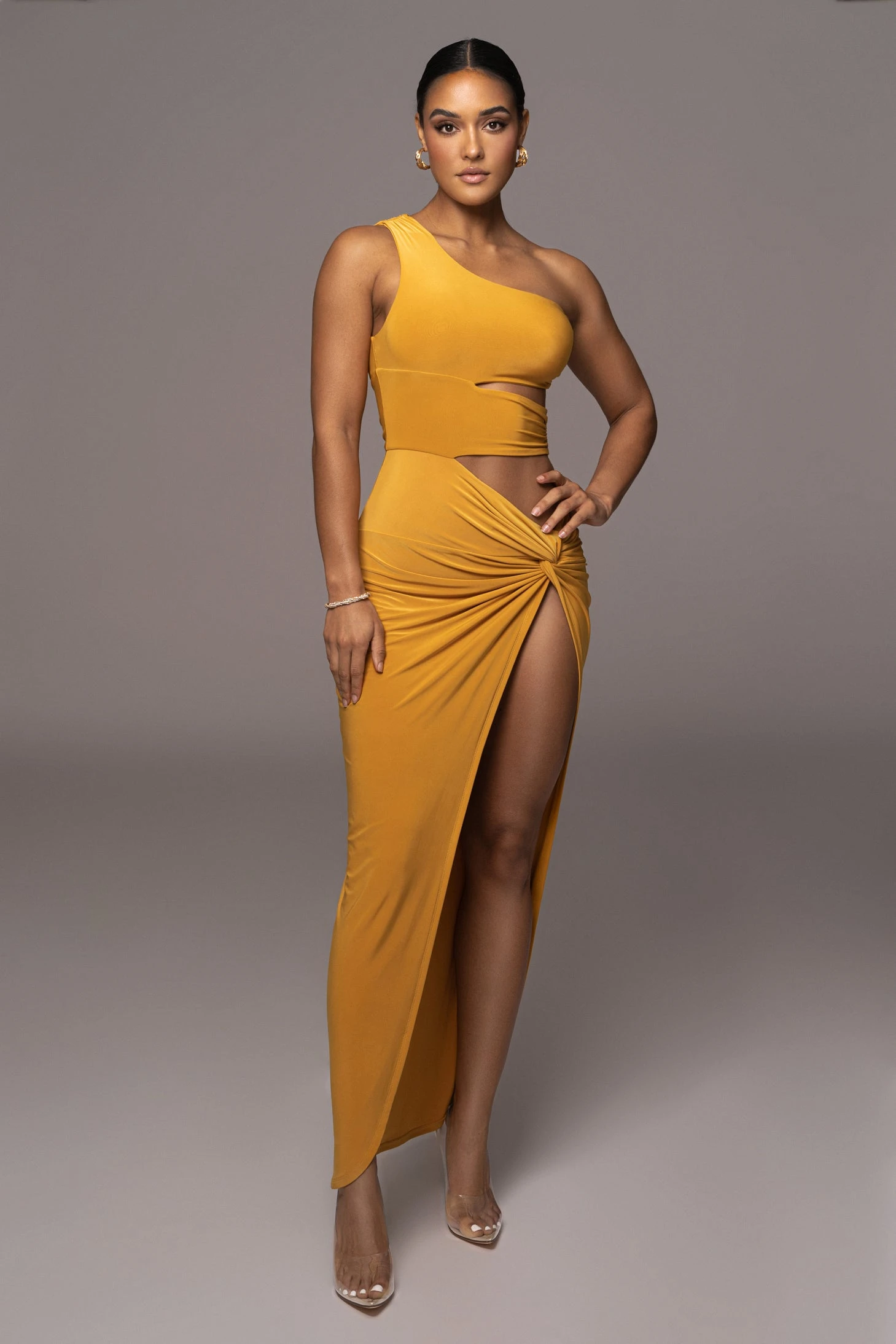 Mustard One Night Only Dress