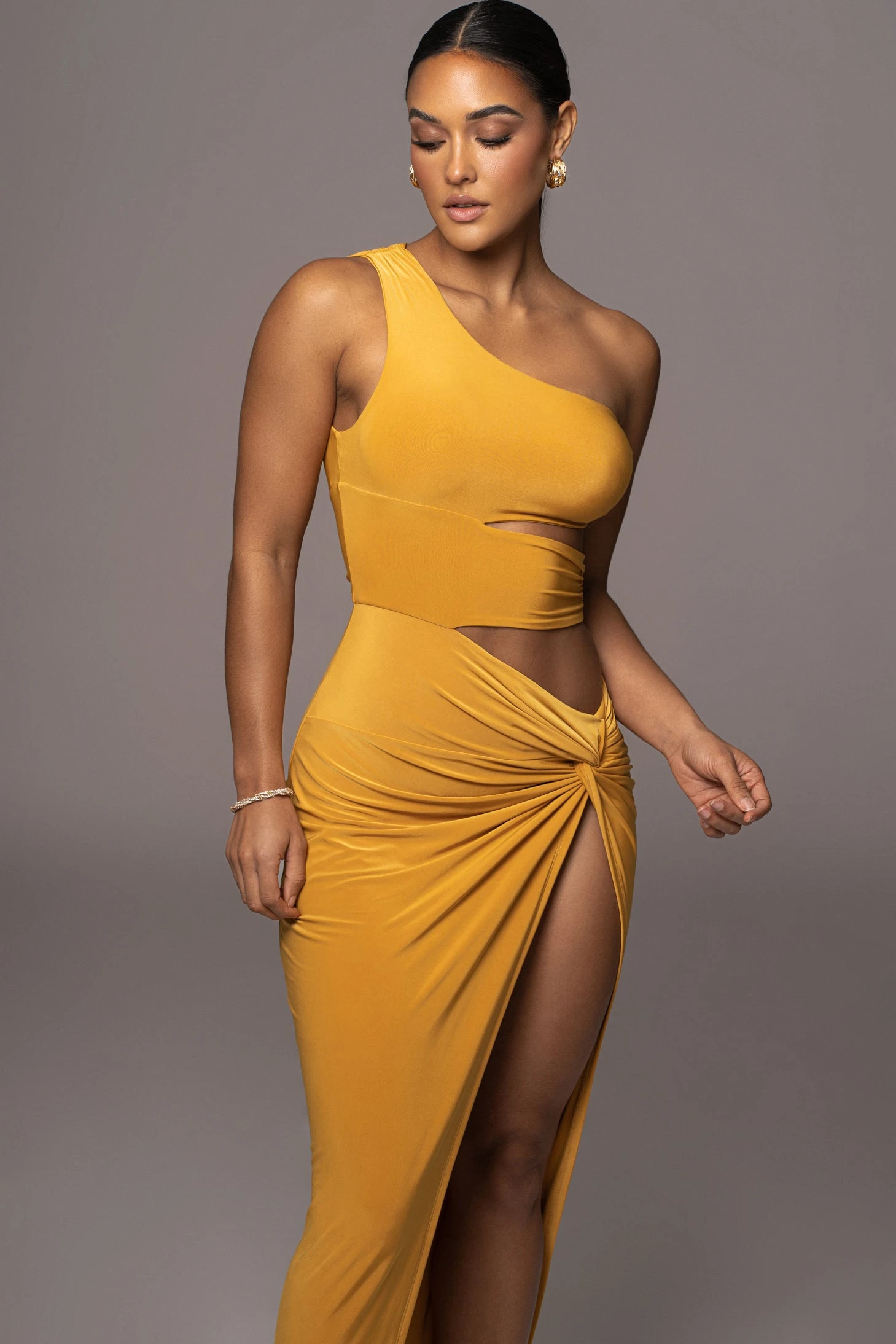Mustard One Night Only Dress - Image 6