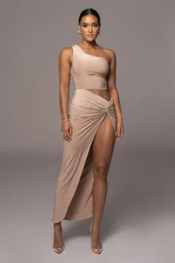 Camel One Night Only Dress