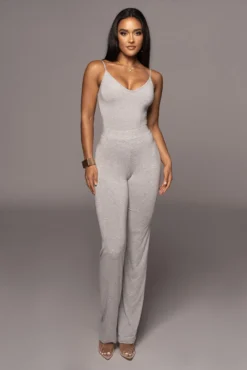 Jluxbasix Grey Not So Yoga Pants